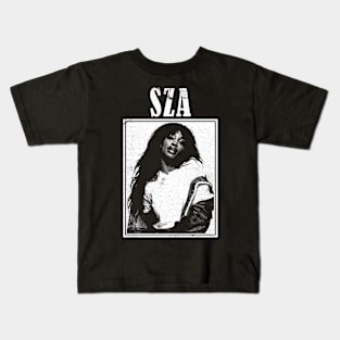 Sza // Vintage Distressed Kids T-Shirt